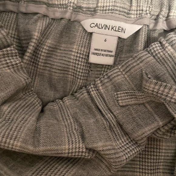 Calvin Klein Plaid Pants - Picture 2 of 2